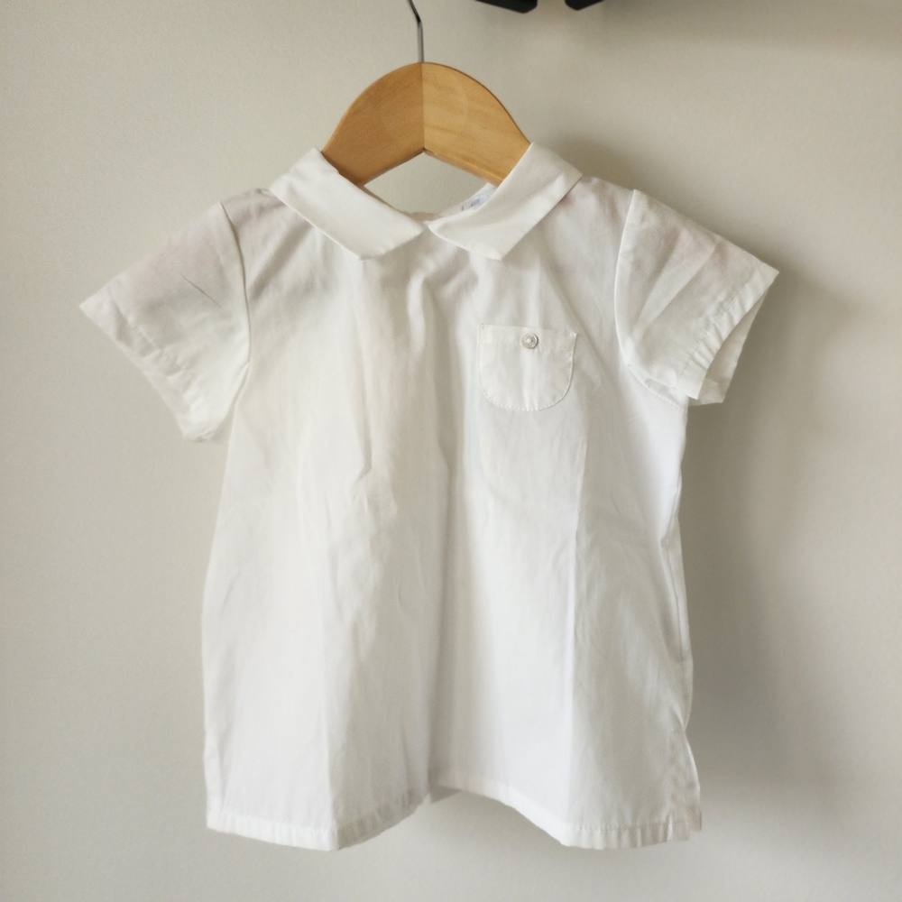 Laranjinha Classic White Kids Shirt 18M